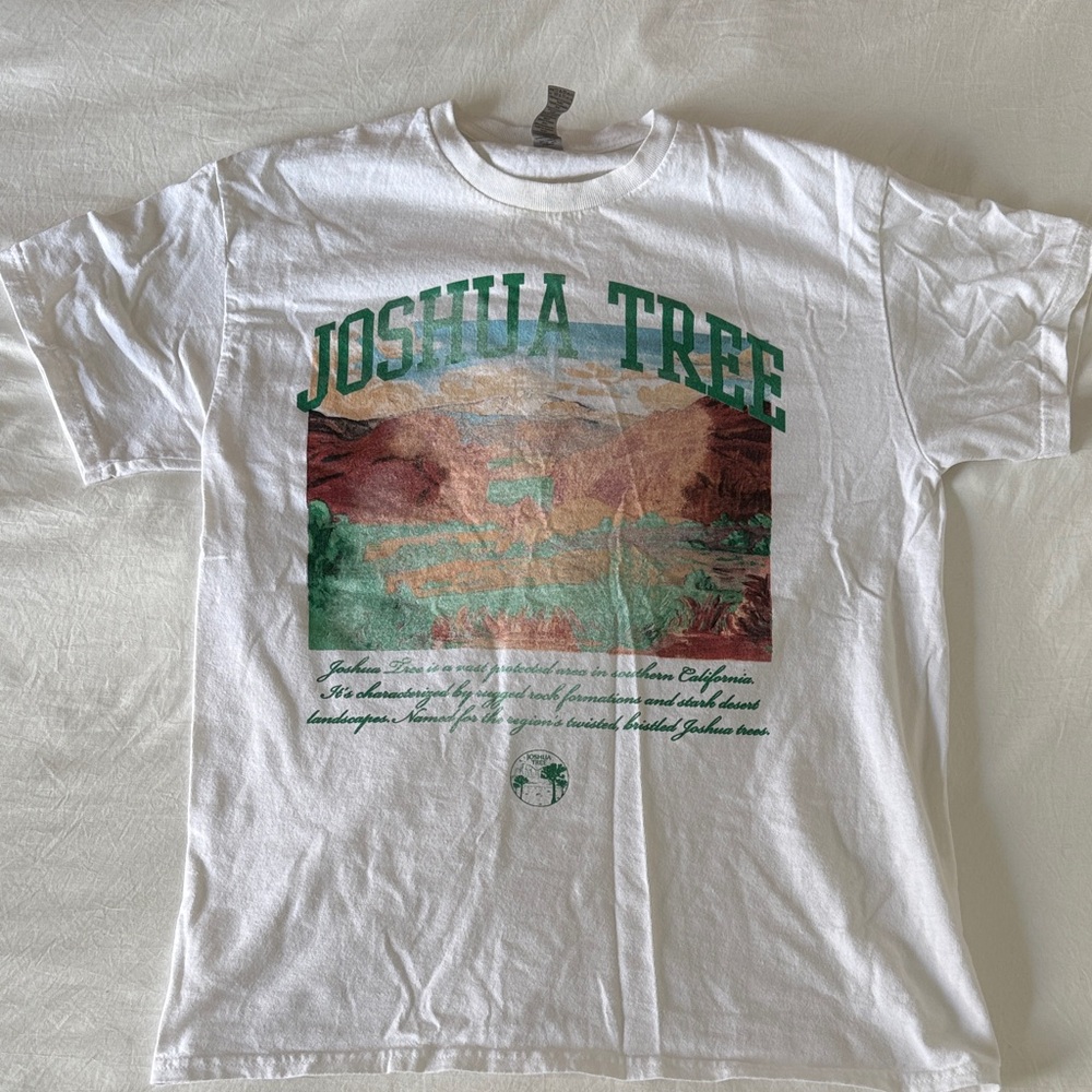 National Geographic White Joshua Tree Tee